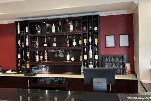 Inside Hampshire bar with chairs to pick a drink of your choice